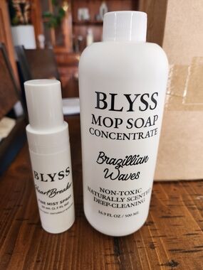 BLYSS Mop Soap Concentrate - Brazilian Waves & House Spray Heart Breaker